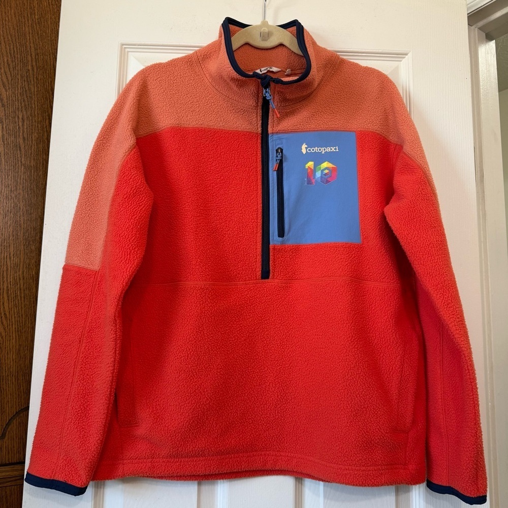 Cotopaxi Abrazo Half Zip Fleece Sweatshirt Women L Lightweight Nectar Canyon - Picture 13 of 15